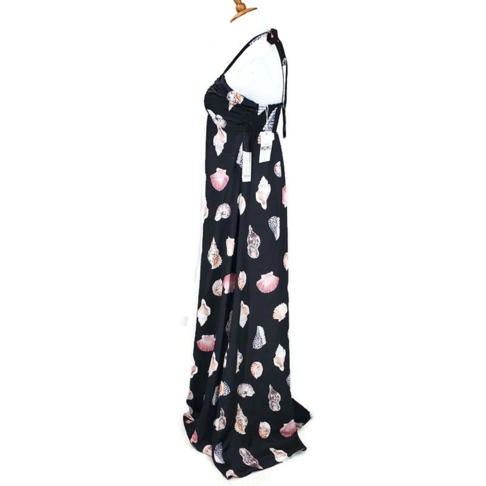NWT Show Me Your MUMU Weddings Milos Halter Shell Destination Vacation Maxi S - Picture 13 of 16
